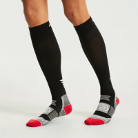 PRESSIO - Compression Sock - Black/Red